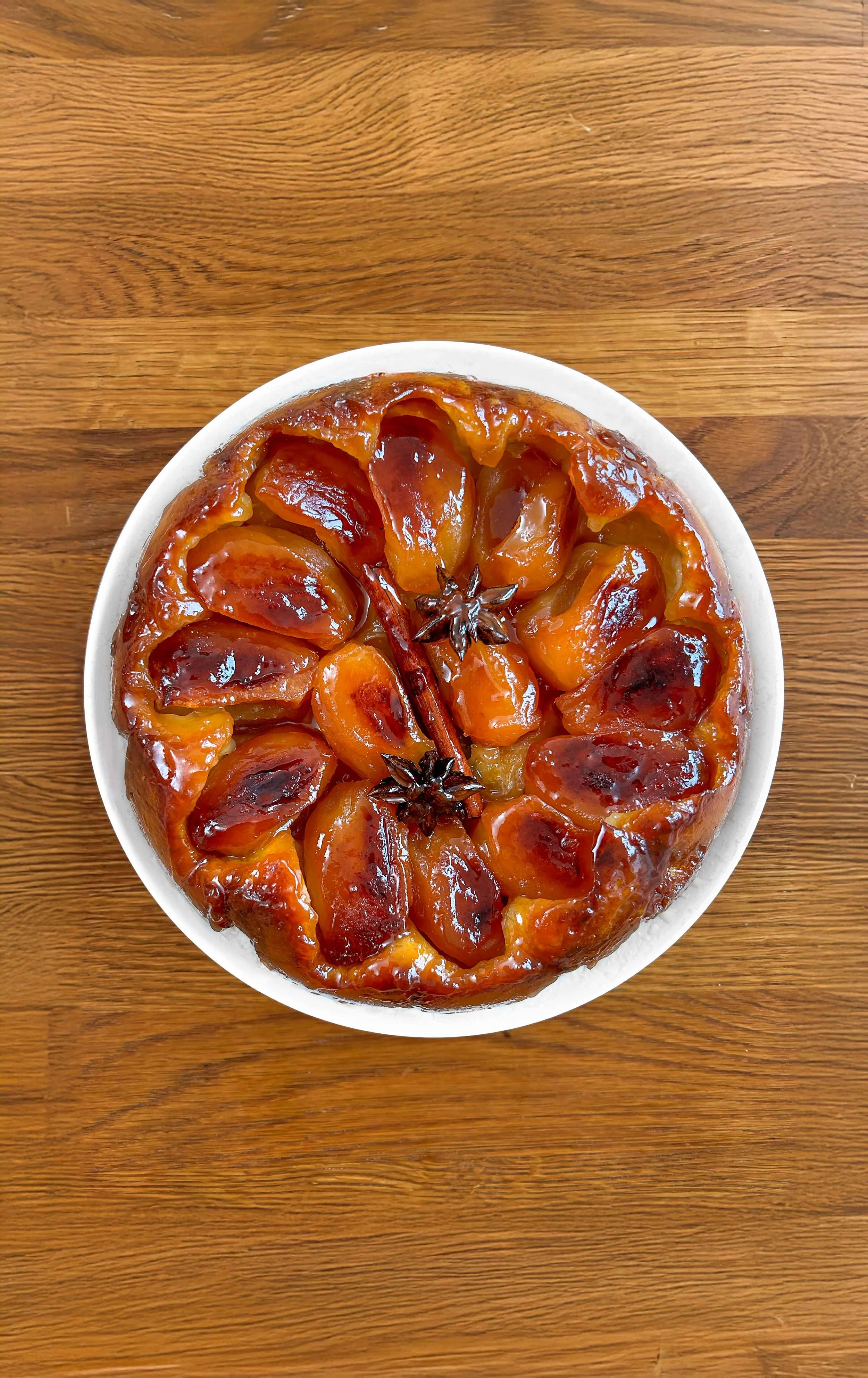 Tarte tatin with calvados cream — MATTHEW RYLE